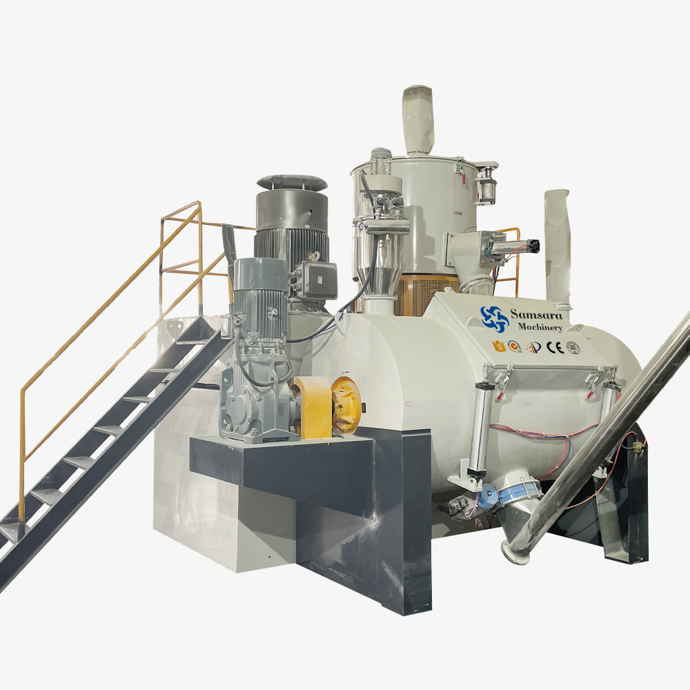 PVC mixer 3000/4500 vacuum pneumatic conveyor  mixing system big mixer plastic pellet machine  plastic pvc powder mixer machine