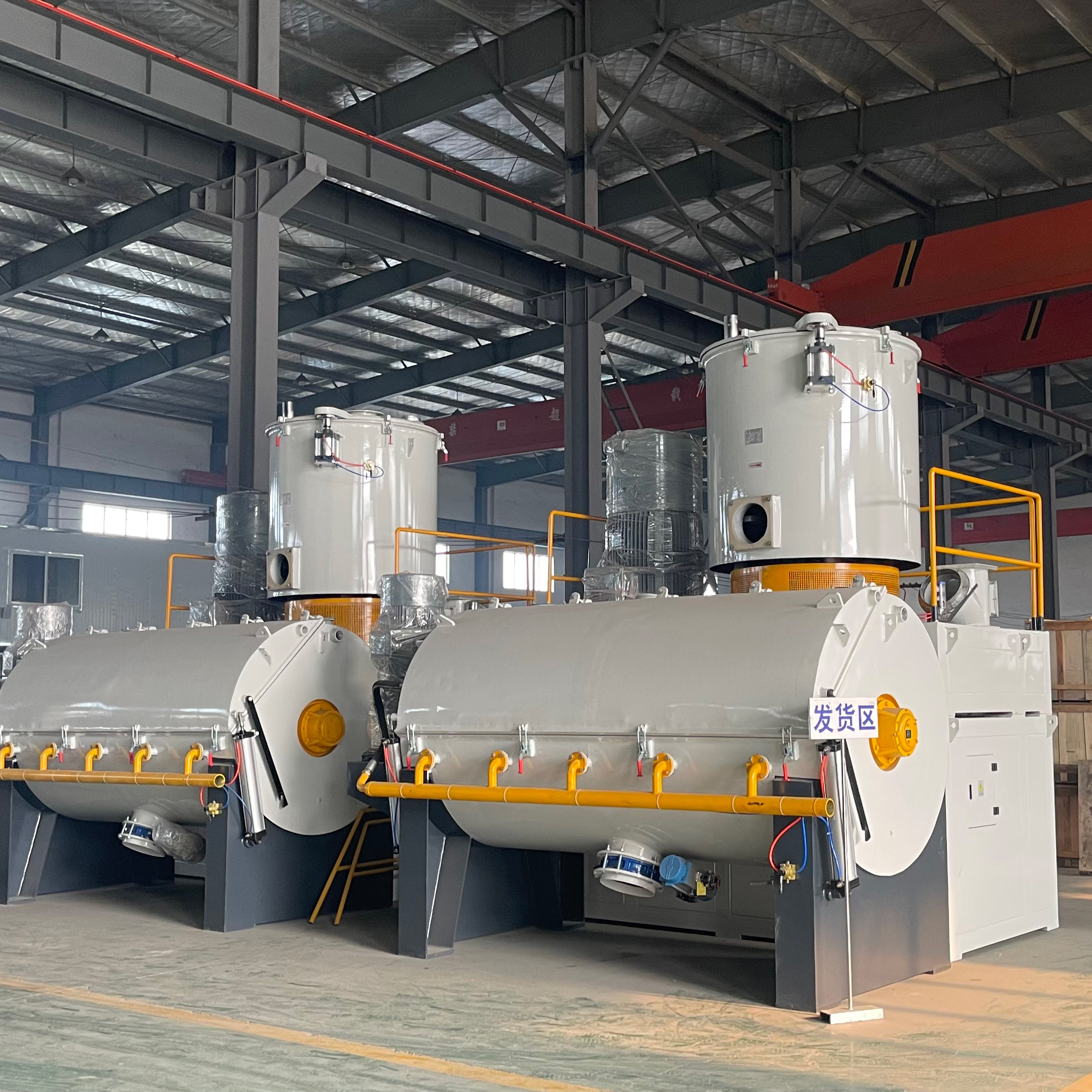 PVC mixer 3000/4500 vacuum pneumatic conveyor  mixing system big mixer plastic pellet machine  plastic pvc powder mixer machine