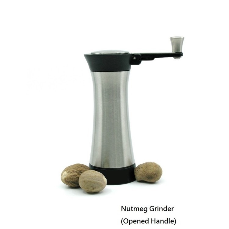 Professional 12cm Stainless Steel Manual Nutmeg Mill Grinder