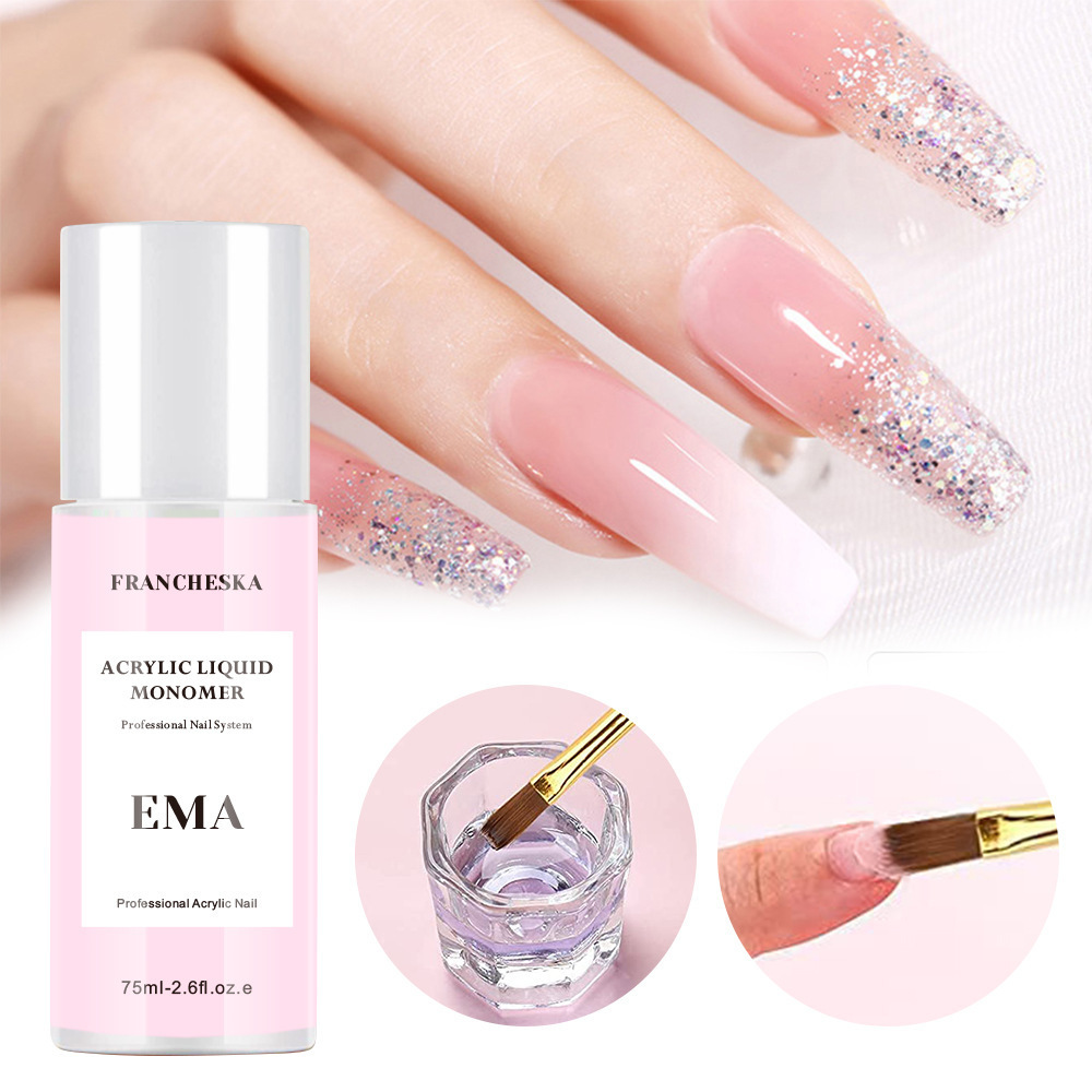 Wholesales professional EMA monomer acrylic nail liquid 75ml acrylic nail EMA acrylic liquid monomer