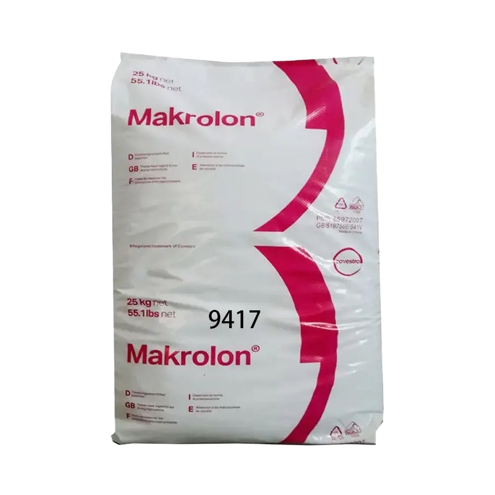 Plastic Resin Granules Covestro Makrolon 9417 Polycarbonate Transparent 10%GF Flame Retardant UL94V-0 UV Stabilized Easy Release