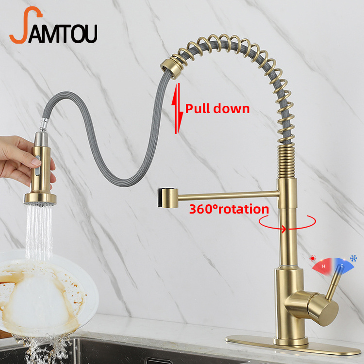 torneira cozinha gourmet matte black kitchen faucet sink pull down sprayer touch activated kitchen faucets with pull down spray