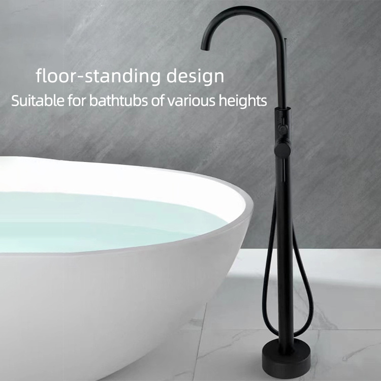 SAMTOU kaiping freestanding bathtub faucet set bathtub mixer faucet bathtub floor stand bath mixer taps bathroom tub faucet