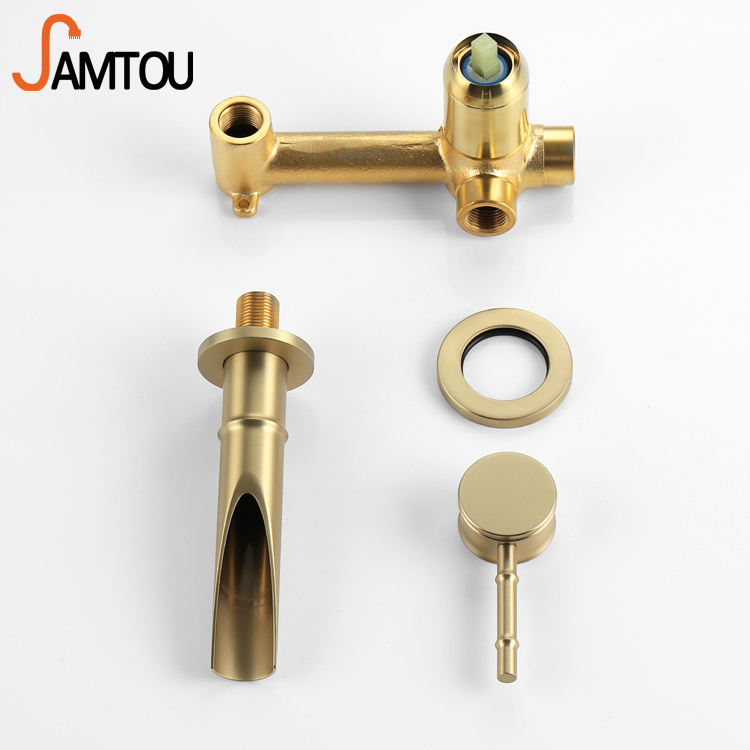 antique basin faucets,wall mounted bathroom waterfall basin faucet,bathroom tub faucet single handle waterfall basin faucet