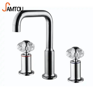 luxury crystal handle basin faucets,crystal basin faucet crystal,bathroom faucet bathtub faucet 3 hole 2 handle faucet