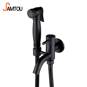 Manufacture black finish hot and cold bathroom bidet faucet,toilet bidet faucet mixer,shower faucet bidet spray faucet toilet