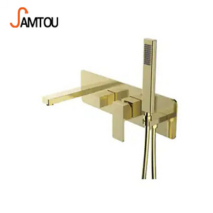 SAMTOU wall mounted bath tub mixer in-wall bathroom single handle brass bath water shower mixer faucet taps