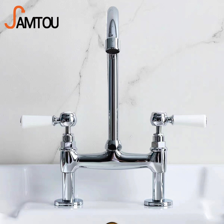 antique brass kitchen faucet,double handles kitchen faucet antique brass metal brush gold  kitchen faucet,antique kitchen tap