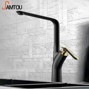 SAMTOU Factory new design kitchen sink faucet brass kitchen taps single hole single handle brass basin faucet