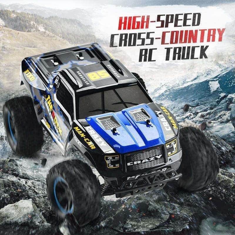 Samtoy 1:10 2.4G 4x4 Crawler Off Road Vehicle Remote Control RC Toy Cars Wall Climbing High Speed RC Pickup for Children