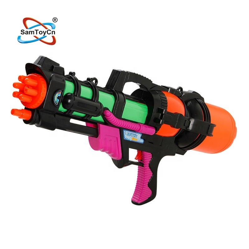 SamToy 1300ml Summer Beach Toys Gatling Super Pistola Agua High Pressure Spray Big Water Gun for Adults Kids