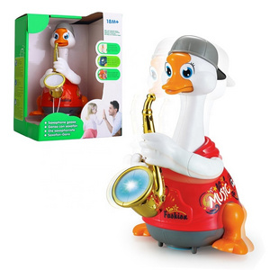 Samtoy Plastic Early Educational Electronic Recording Talking Singing Duck Dancing Toys for Kids