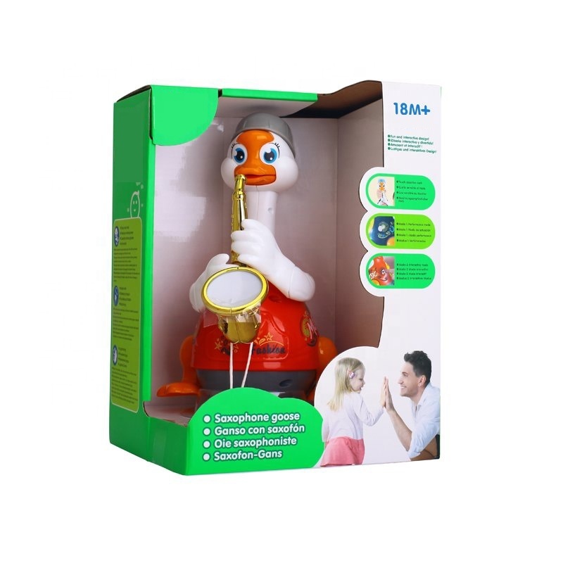 Samtoy Plastic Early Educational Electronic Recording Talking Singing Duck Dancing Toys for Kids