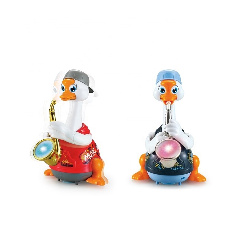 Samtoy Plastic Early Educational Electronic Recording Talking Singing Duck Dancing Toys for Kids