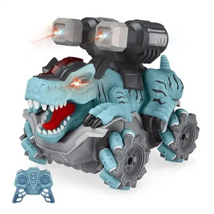 Samtoy Strong Power Drift Vehicle 4x4 360 Rotating RC Stunt Car Monster Truck Dinosaurs Remote Control With Music Light