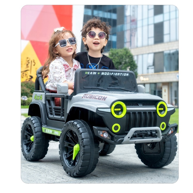 Samtoy Big Rechargeable 12V Battery 2 Seaters Kids Driving Cars Toy Electric Ride on Car for Boy Christmas Gift