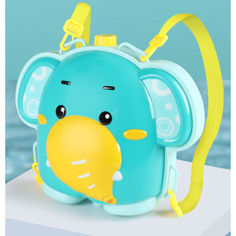 Kids Favor Cute Cartoon Elephant Duck Summer Hot Toy Water Gun With Backpacks