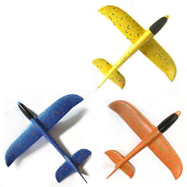 48CM Big Size Hand Throwing Foam Toy Flying Glider Plane With 3 Colors