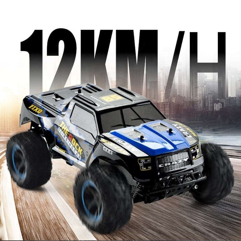 Samtoy 1:10 2.4G 4x4 Crawler Off Road Vehicle Remote Control RC Toy Cars Wall Climbing High Speed RC Pickup for Children