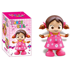 Electric Music Light Swing Dance Girl Fashion Dancing Doll For Kids