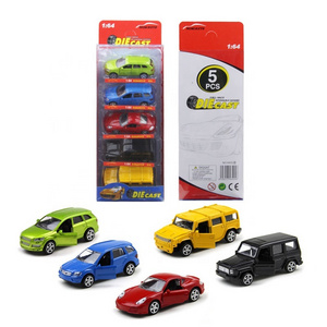 Samtoy 1: 64 5PCS Juguetes De Alloy Racing Vehicles High QualitySimulation Diecast Toys Model Car for Gift