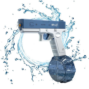 Samtoy Summer Toys G18 High Pressure Pistola De Agua Long Range Fighting Gel Blaster Glock Pistol Electric Automatic Water Gun