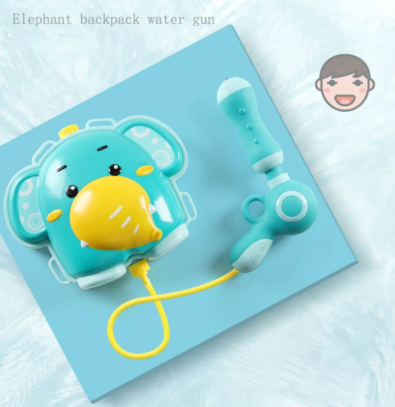 Kids Favor Cute Cartoon Elephant Duck Summer Hot Toy Water Gun With Backpacks