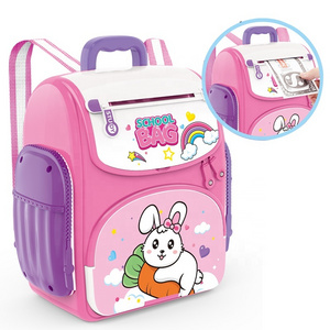 Electronic Password Lock Fingerprint Animal Rabbit Plastic Backpack Digital Piggy Bank Coin Box ATM Savings Money Bank for Kids