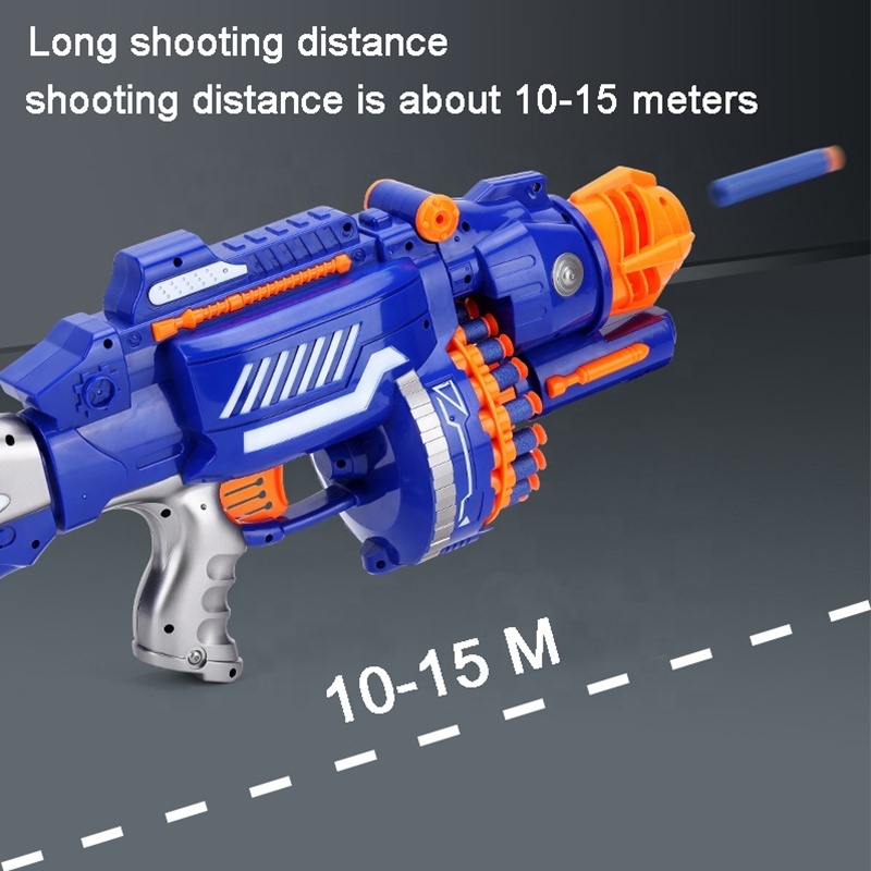 Kids Gun Toy Automatic Electronic Sniper Pistola EVA Foam Soft Bullet Airsof Gun With LED Light