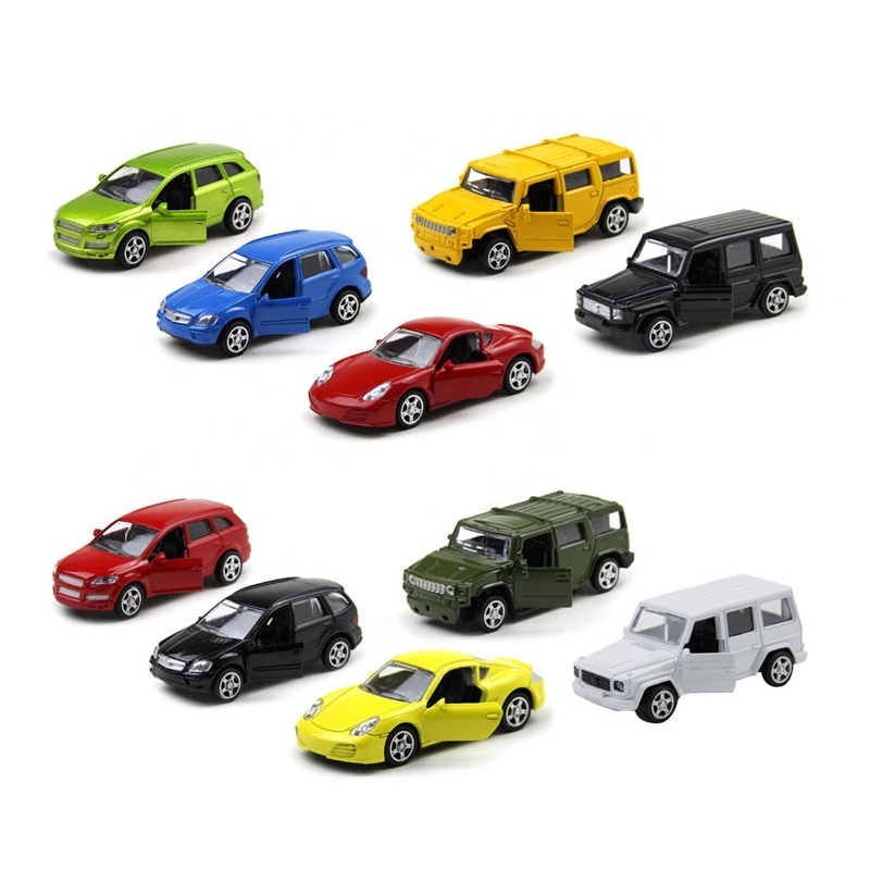 Samtoy 1: 64 5PCS Juguetes De Alloy Racing Vehicles High QualitySimulation Diecast Toys Model Car for Gift