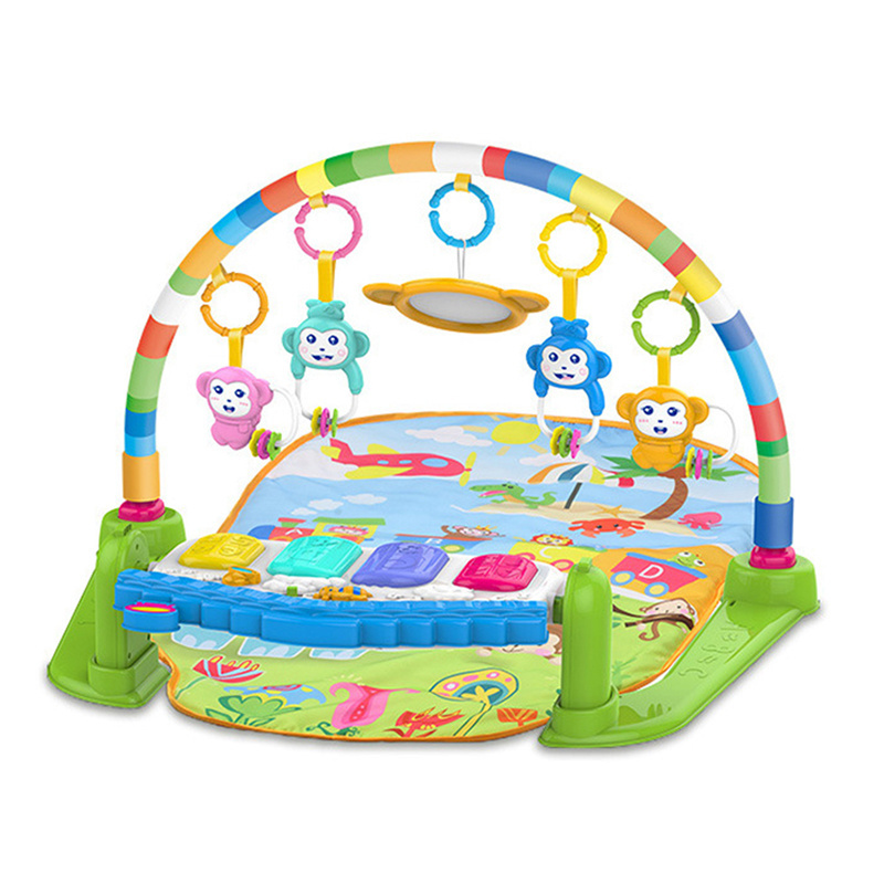 5 in 1 soft pedal piano baby activity gym  with music light