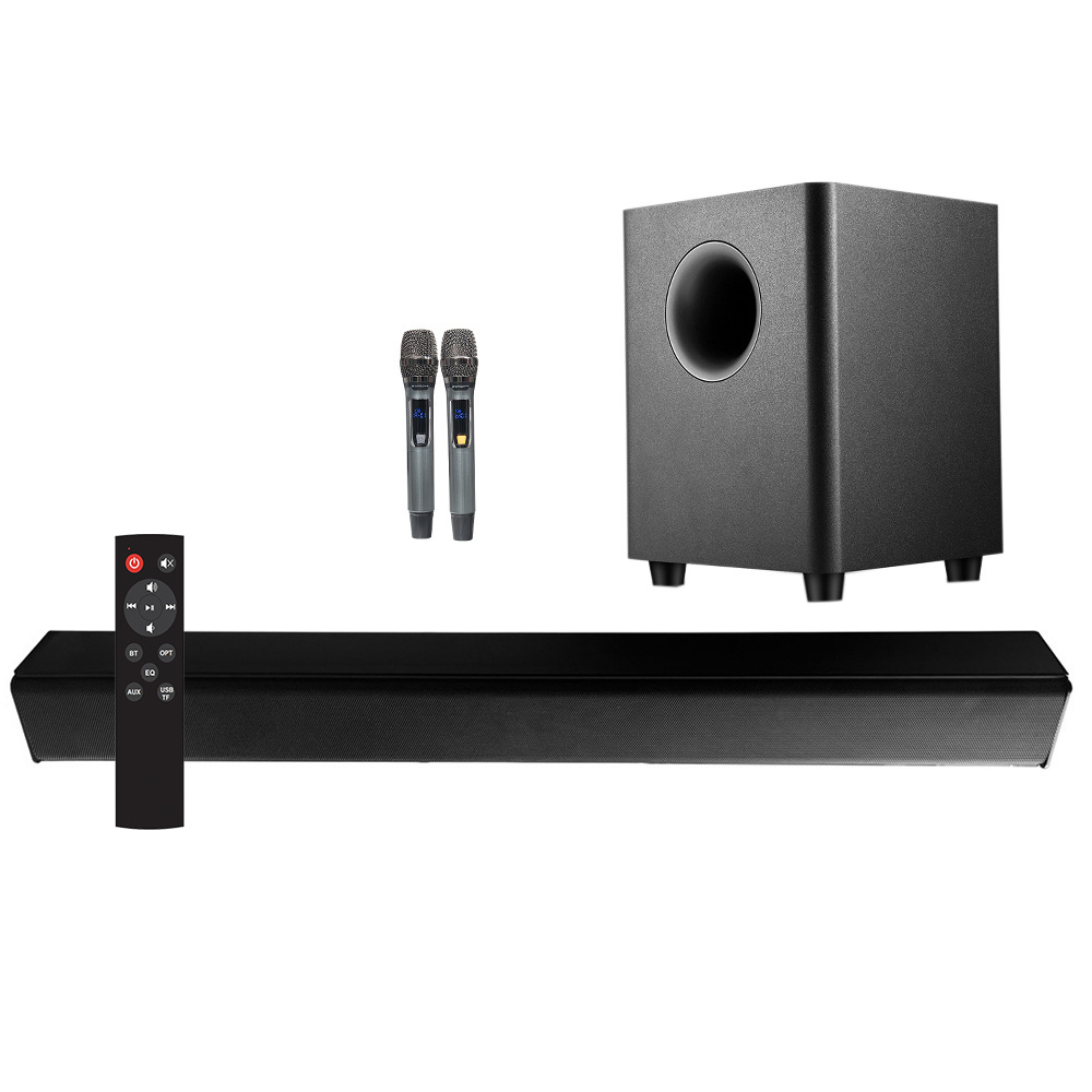 Online Bestseller 6.5  Inch Professional Audio Video Home Theater  Soundbar home KTV System microphone karaoke system