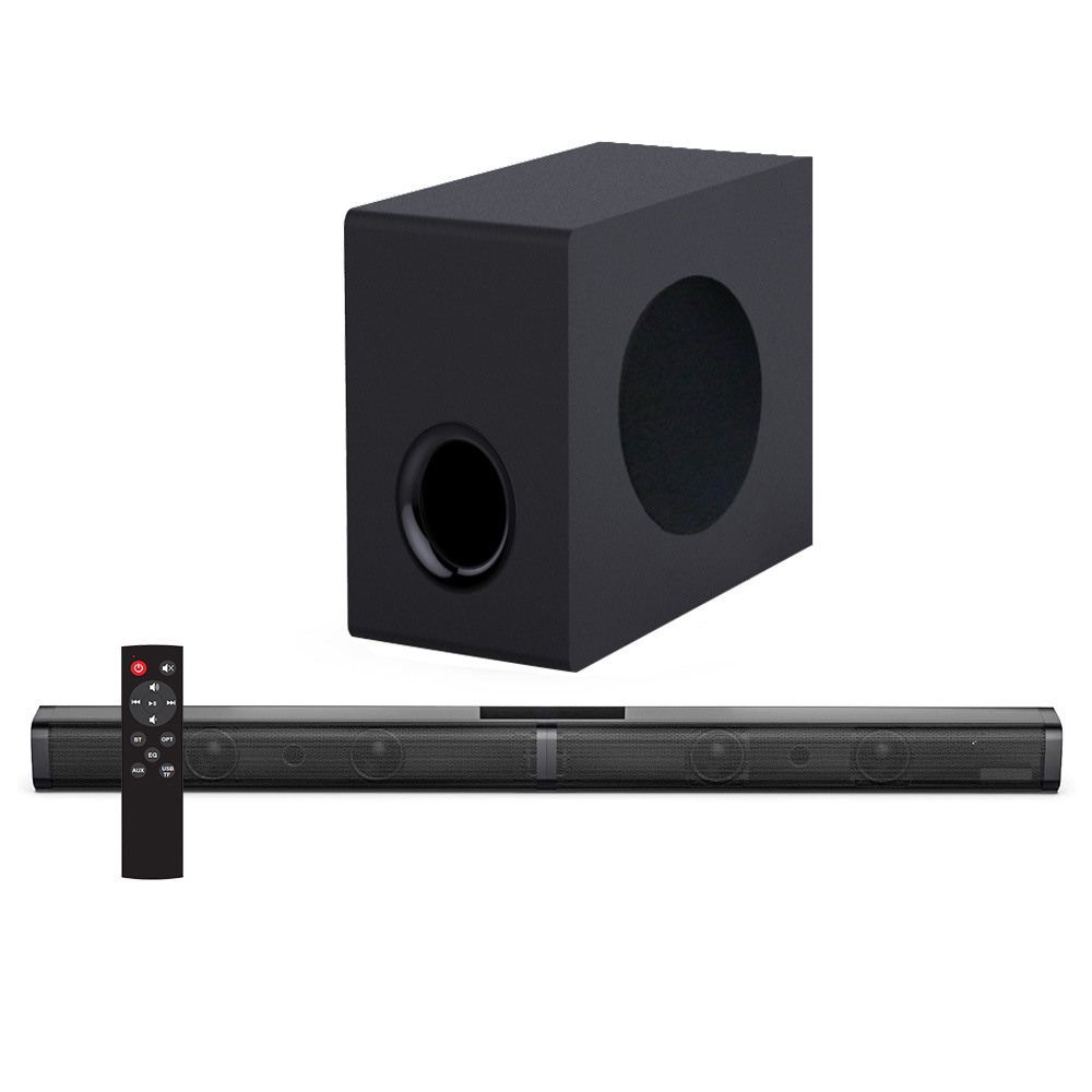 Samtronic 100W TV SoundBar 2.1Channel Speaker 5.0 Home Theater Sound System 3D Surround Sound Bar Remote Control With Subwoofer