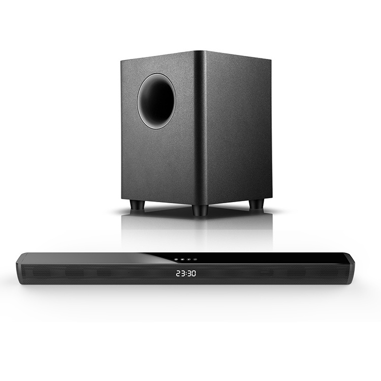 Samtronic  hot sale projector soundbar speaker 150W Home Cinema 2.1 sound bar with wireless 6.5 inches  subwoofer