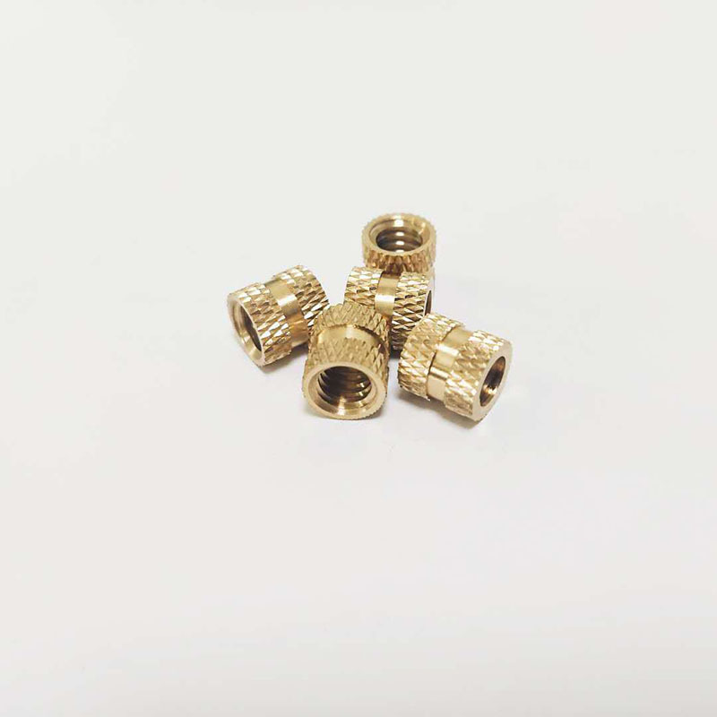 Knurled Brass Nut M2 M2.5 M3 M3.5 M10 Brass Knurling Press In Inserts Nut For Plastic Part