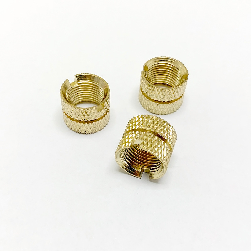 Knurled Brass Nut M2 M2.5 M3 M3.5 M10 Brass Knurling Press In Inserts Nut For Plastic Part