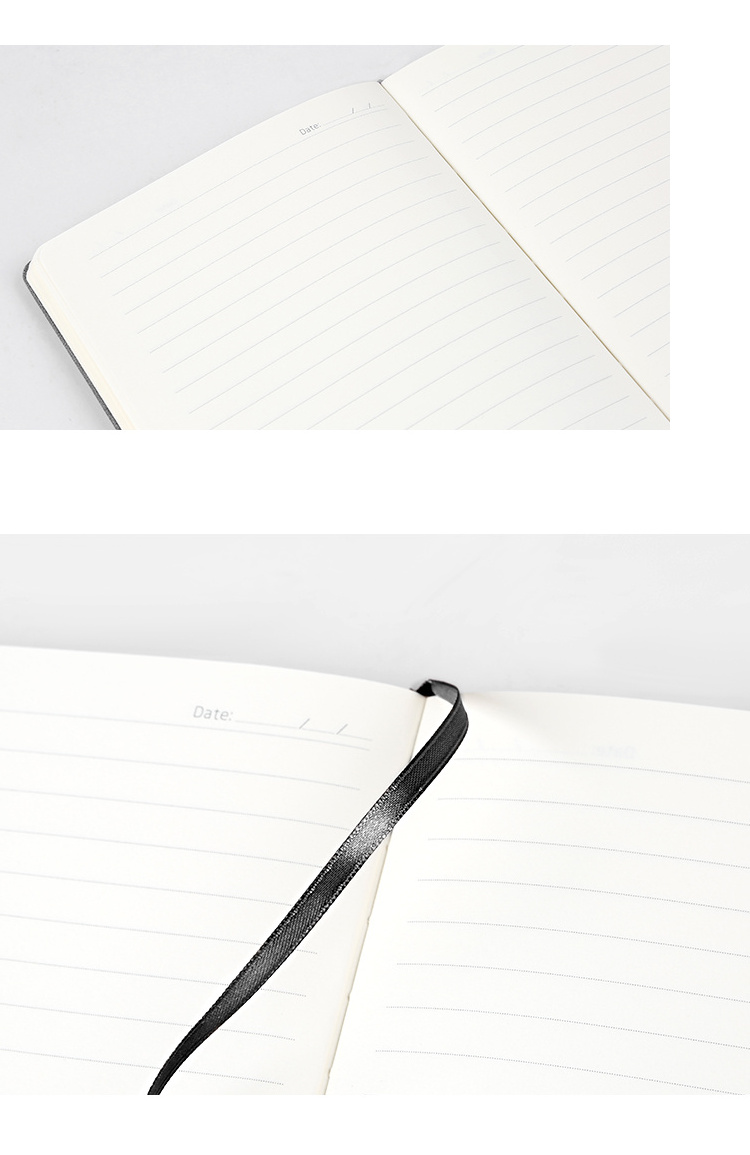 A5 Beige Wholesale Custom Pu Leather Notebook Journal With Front Pocket And Logo Diary Notepad