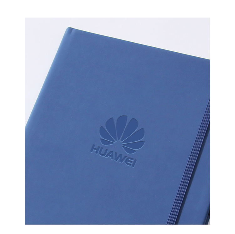 A5 White Notebook Promotional Custom Logo High Quality Personalized Notepad PU Leather Hardcover Planner