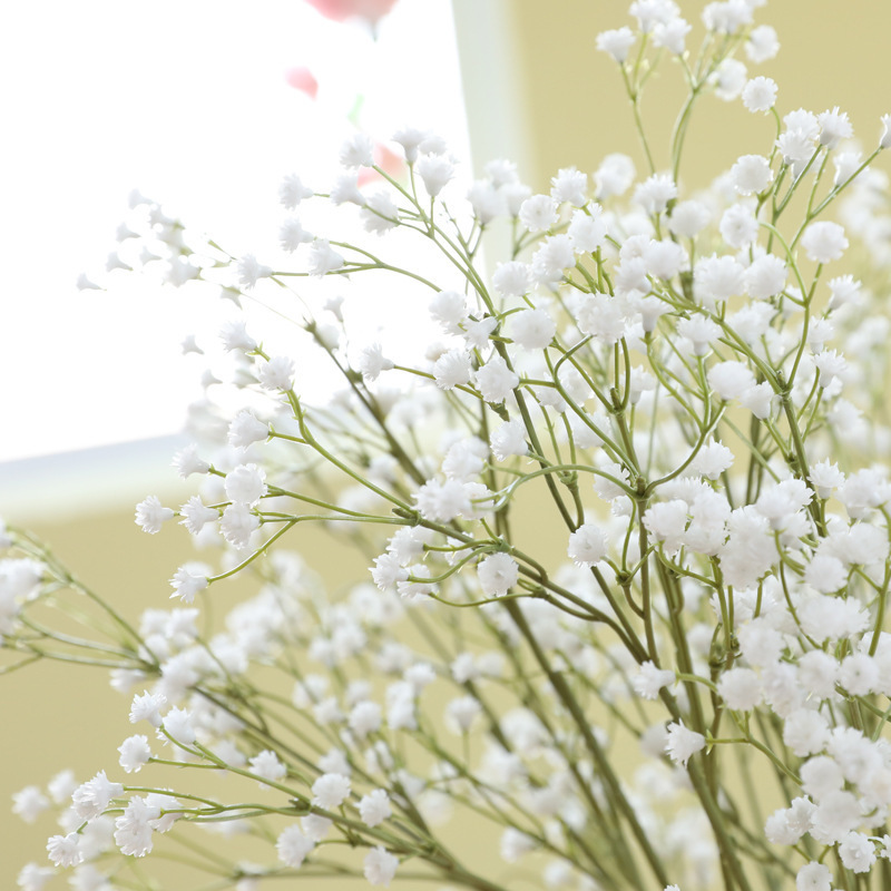 bulk high quality artificial gypsophila flower bunch real touch babies breathe flowers artificial