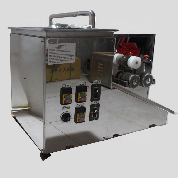 DZ-2B Hospital Equipment Automatic Tapioca Pearl Ball Honey Ball Making Machine with Polishing Pot