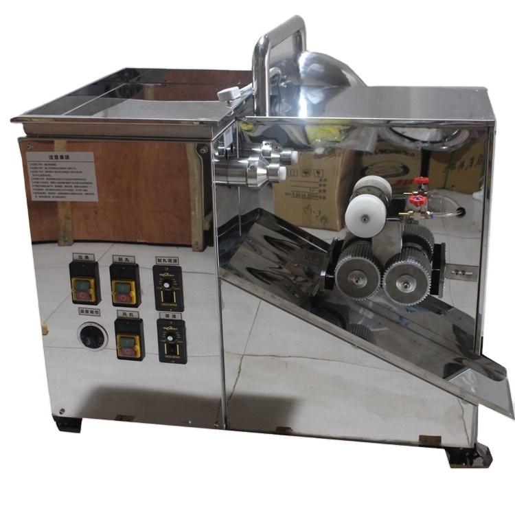 DZ-2B Hospital Equipment Automatic Tapioca Pearl Ball Honey Ball Making Machine with Polishing Pot