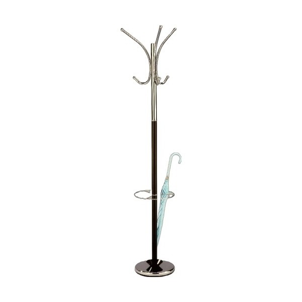 Contemporary Metal Garment Rack Stand: Sleek and Sturdy Clothes Organizer for Your Wardrobe