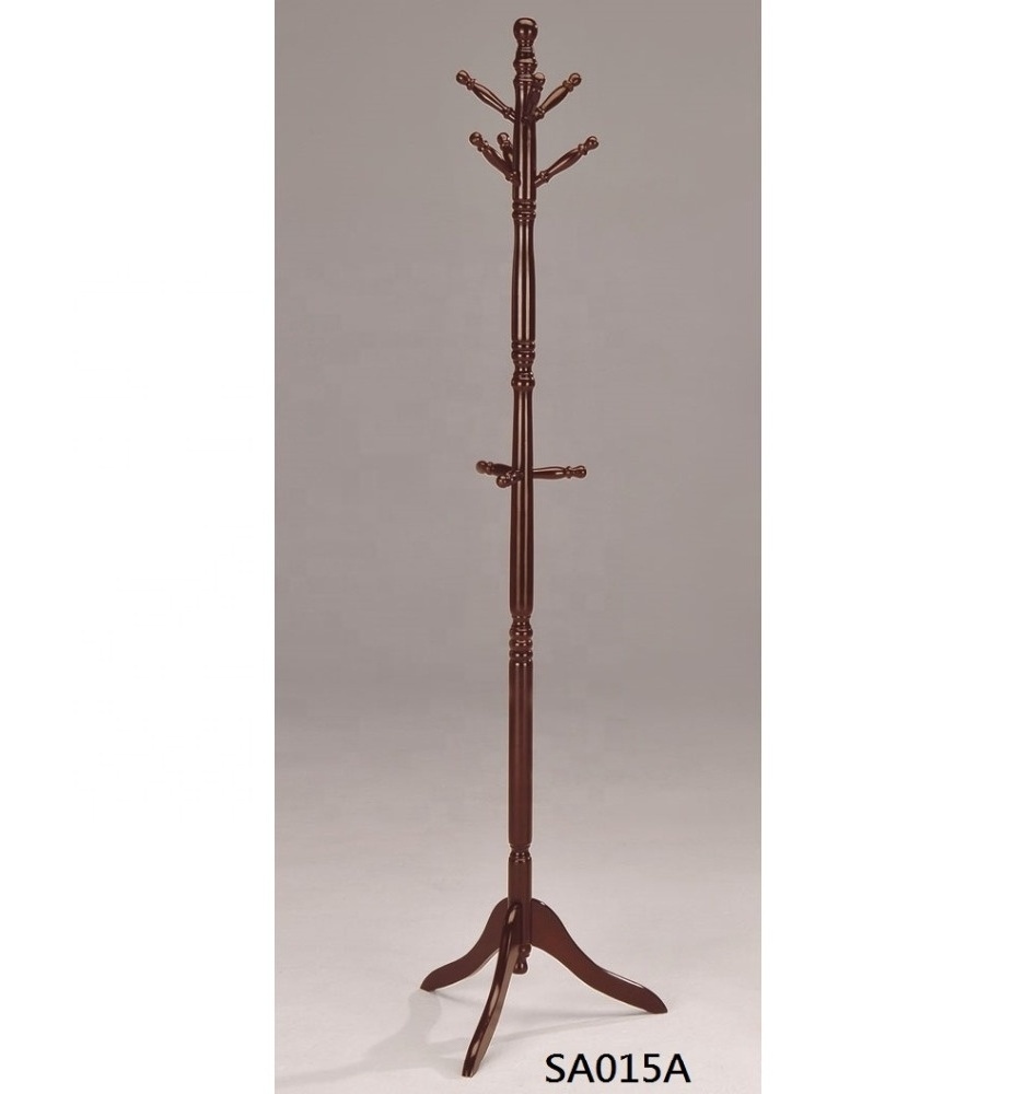 Wood Coat Rack Stand