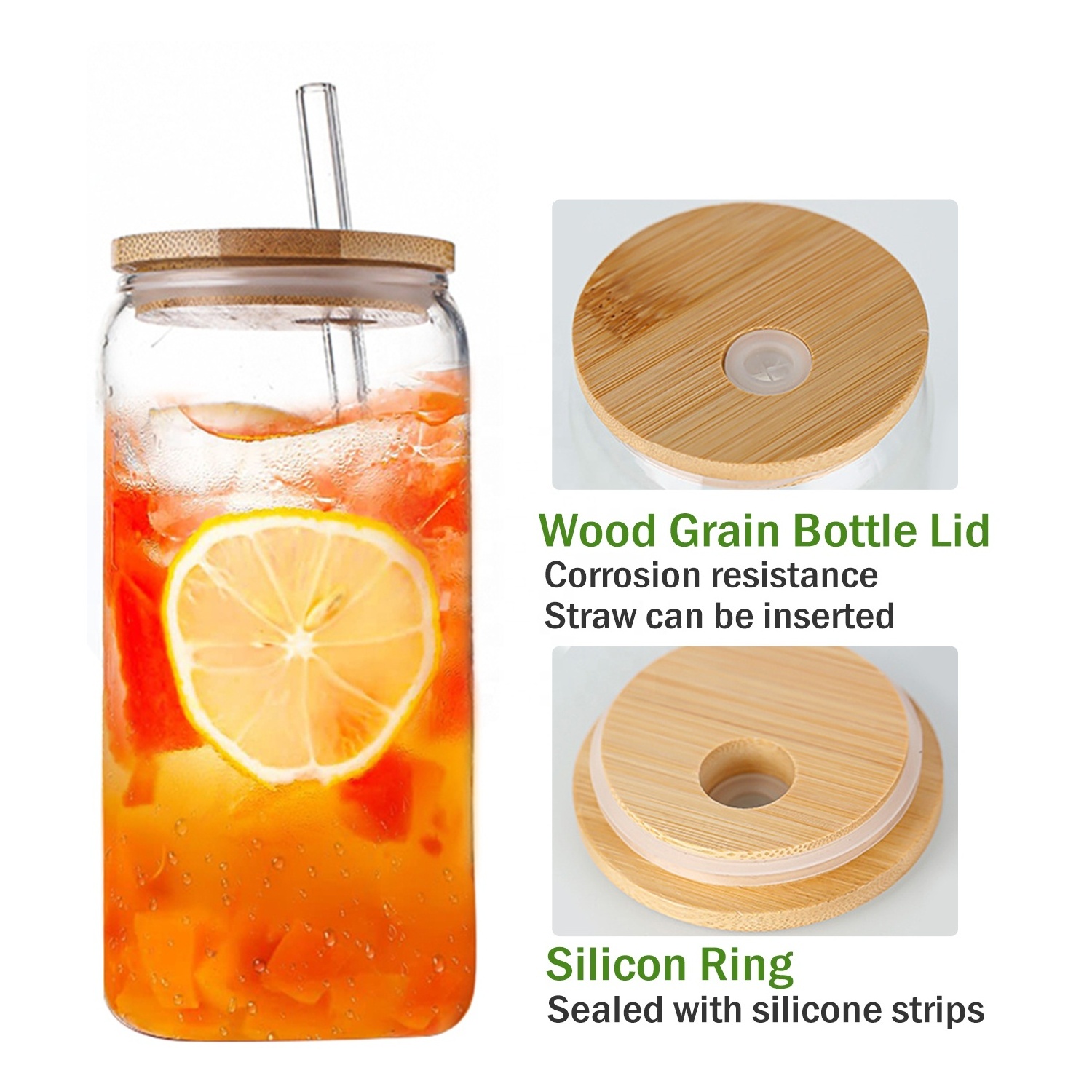 Samyo Wholesale usa 16oz 20oz beer can soda coffee drinking glasses tumbler Custom beer glass can with lid and straw