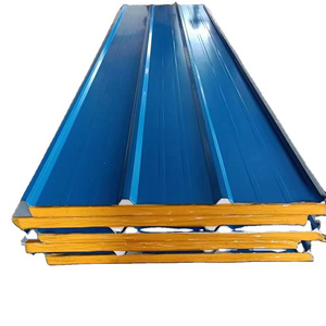 Factory price quick supply light weight easy install insulated  sandwich panel for roof