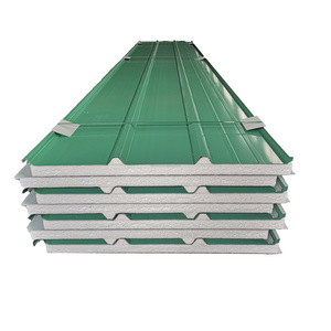 Roofing Panels Foam Roof Panel Factory Price Villa Insulated Eps Steel Metal Color Steel CE Modern Prefab Villa House Prepainted