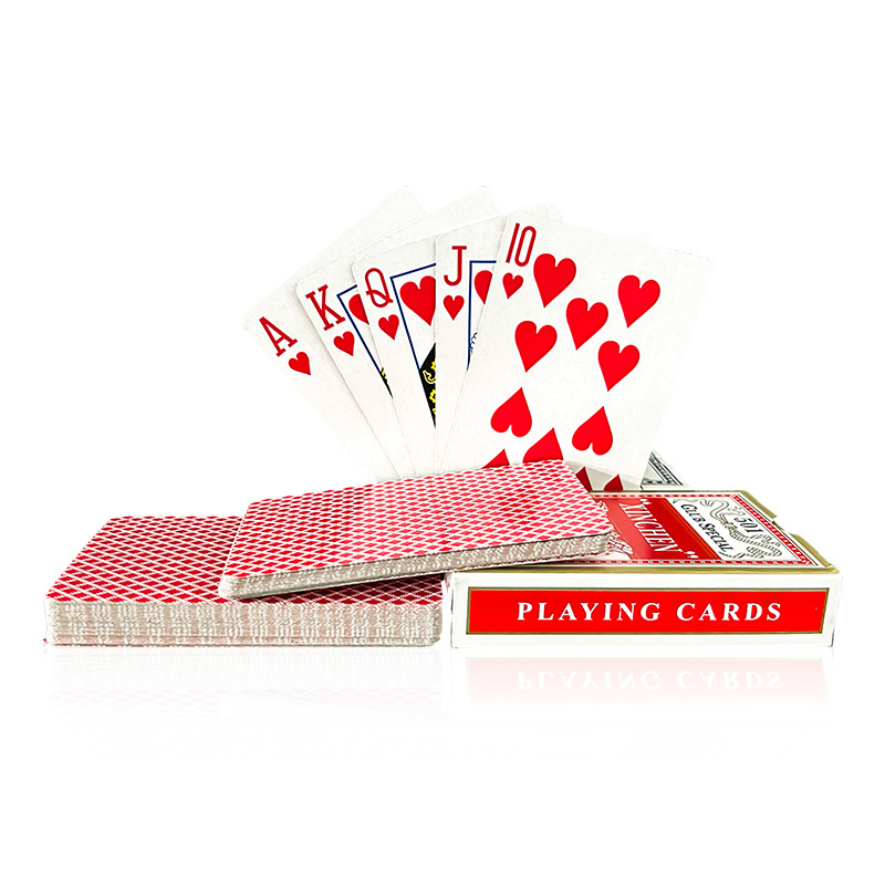 Custom Logo Printing Durable PVC waterproof Poker Card Recyclable Eco-friendly 54 Paper Playing Cards