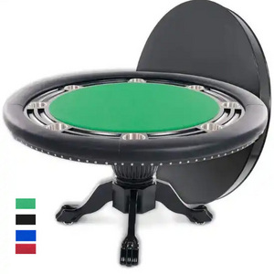 custom high quality round poker table 8 players poker table  52 inch Professional Round Poker Table