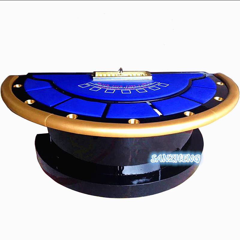 High Quality Good-looking Luxurious Blackjack Poker Table Texas Hold'em Poker Casino Table