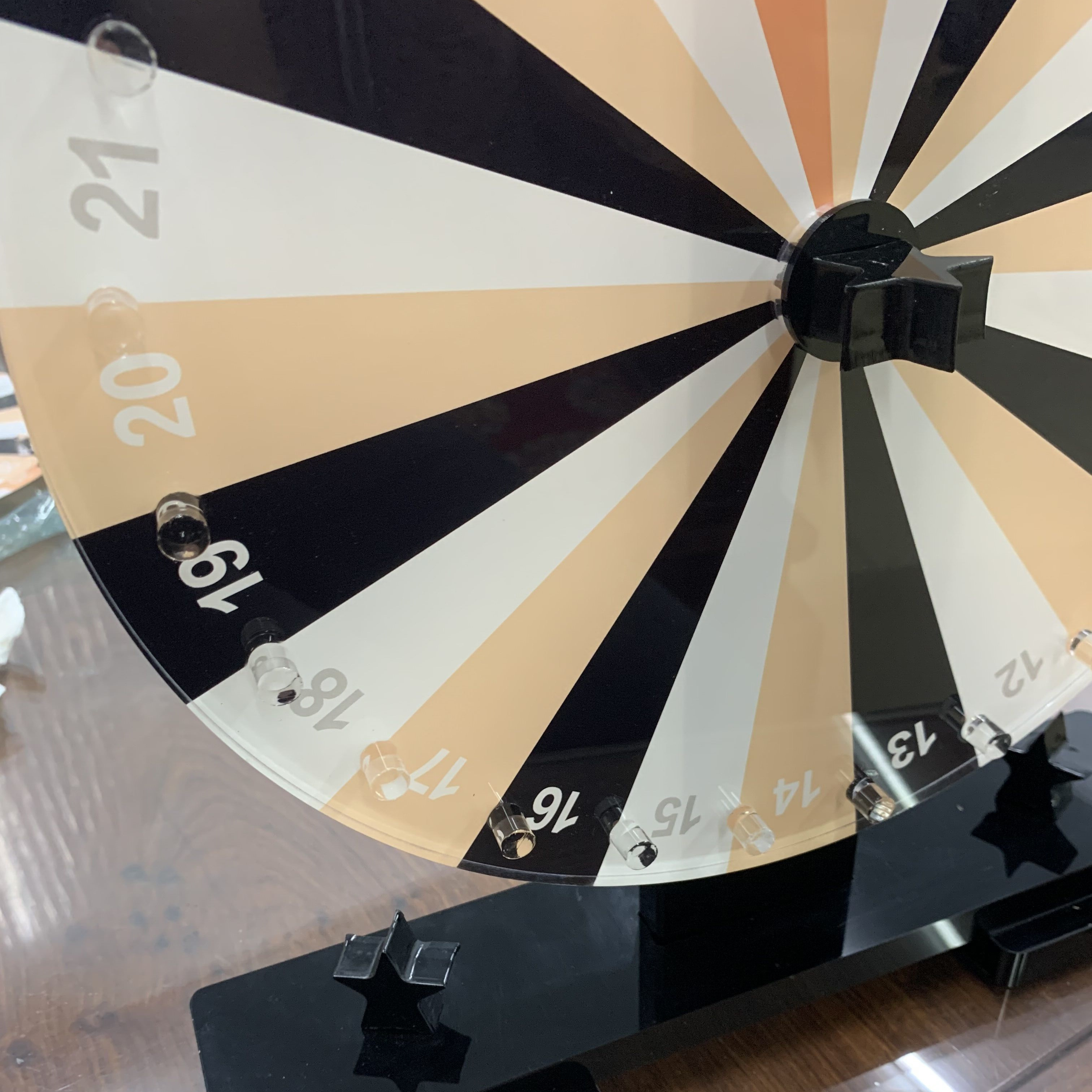 Dry Erase Roulette Spinner Prize Wheel Of Fortune Tabletop Spinning Prize Wheel Draw Lucky Wheel lottery draw